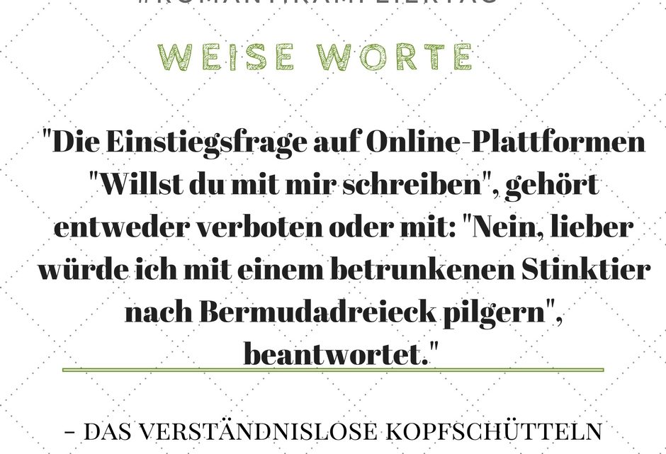 Gedanken zum Online-Dating